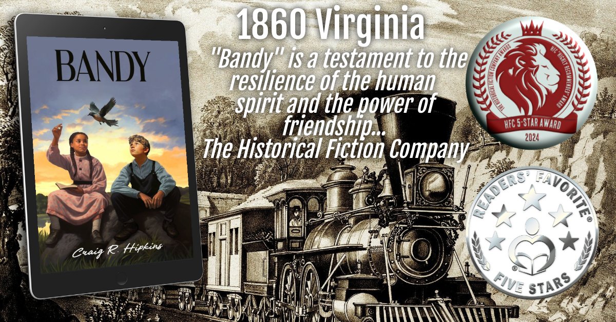 1860 Virginia -Young, orphaned- Isaac's only friend is a pigeon named, Bandy. Then he meets a dying slave girl named Joy. Isaac helps Joy escape, but they are pursued by an evil slave master bent on revenge. #YA #greatbooks hipkinstwins.com amazon.com/dp/B0CVBK41RK/