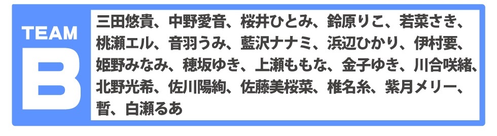 5/11はなまる2024大プール撮影会 グループ分け発表④ Bチームは・・・ #上瀬ももな #金子ゆき #川合咲緒 #北野光希 #佐川陽絢 #佐藤美桜菜 #椎名糸 #紫月メリー #暫 #白瀬るあ チケット購入はこちらから rip.ne.jp/20240511/0511.…