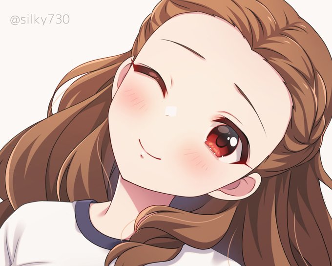 「brown hair forehead」 illustration images(Latest)