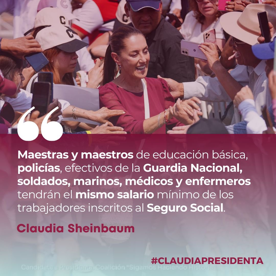 cetremsedomex's tweet photo. ¡Con Claudia Ganamos Todos! 🥳❤️

Hoy en el debate la Dra. @Claudiashein volverá a demostrar que es la más preparada para liderar al país 🥳

#ClaudiaPresdienta #ClaudiaArrasaDebate https://t.co/qONjReSMOt
