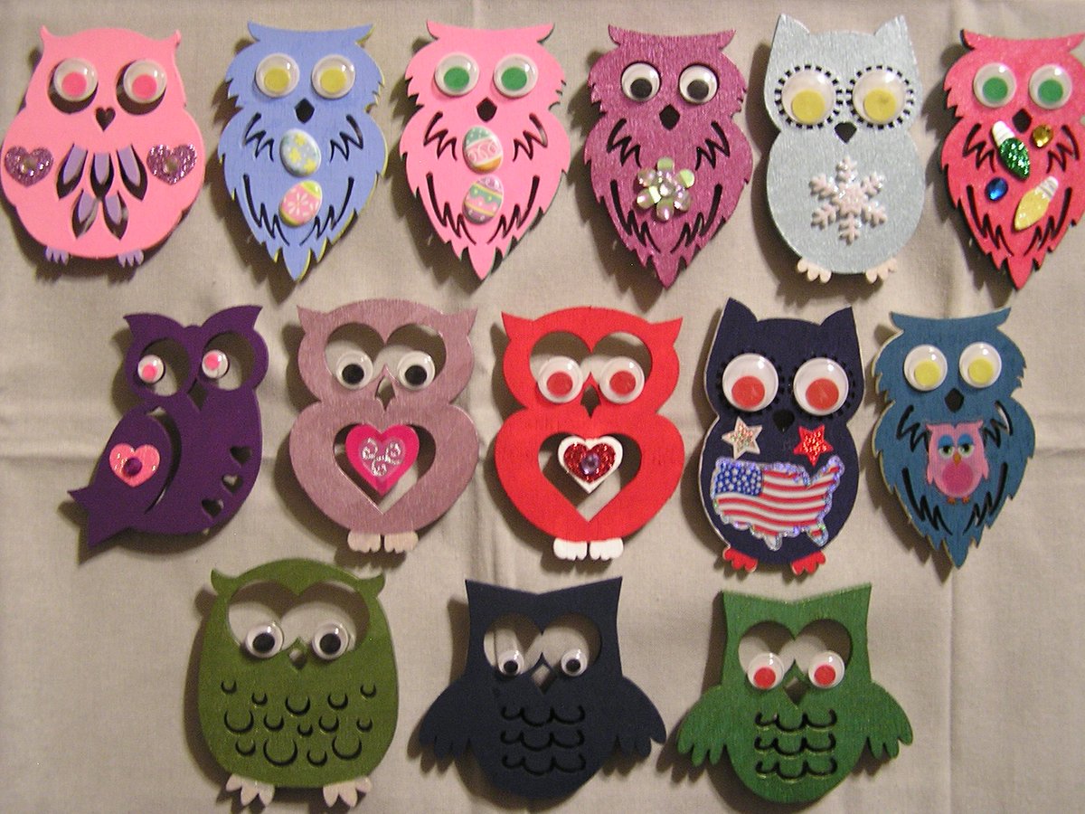 IncredCraftCrea's tweet photo. May 6-10 is Teacher Appreciation Week. These owl magnets would make perfect gifts for the "wise" teachers. These as well as many other great gift ideas are available on my website, the link is in my profile. #TeacherAppreciationWeek #GiftsForTeachers #WiseOwls #handmade #magnets https://t.co/dqbC2lmJfa