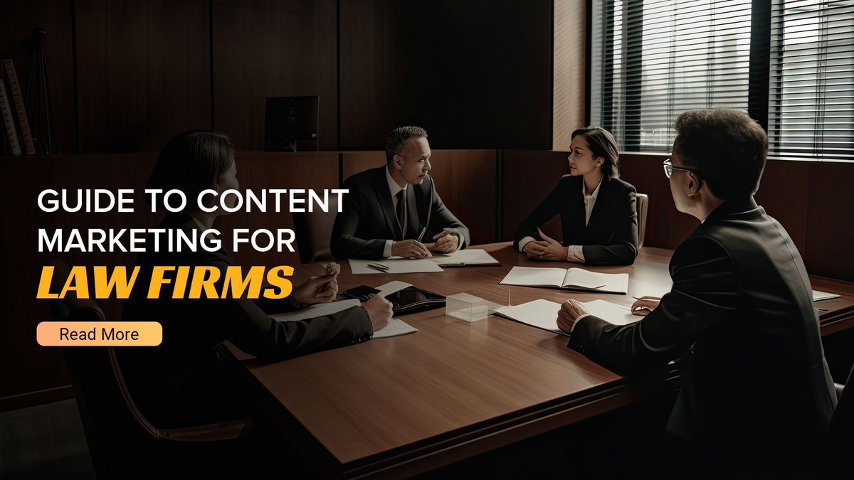 The Ultimate Guide to Content Marketing for Law Firms  

Read More: kcdefensecounsel.com/content-market…

#lawfirms #contentmarketing #leadgeneration #targetaudiences #socialmedia #roi #TDInsights