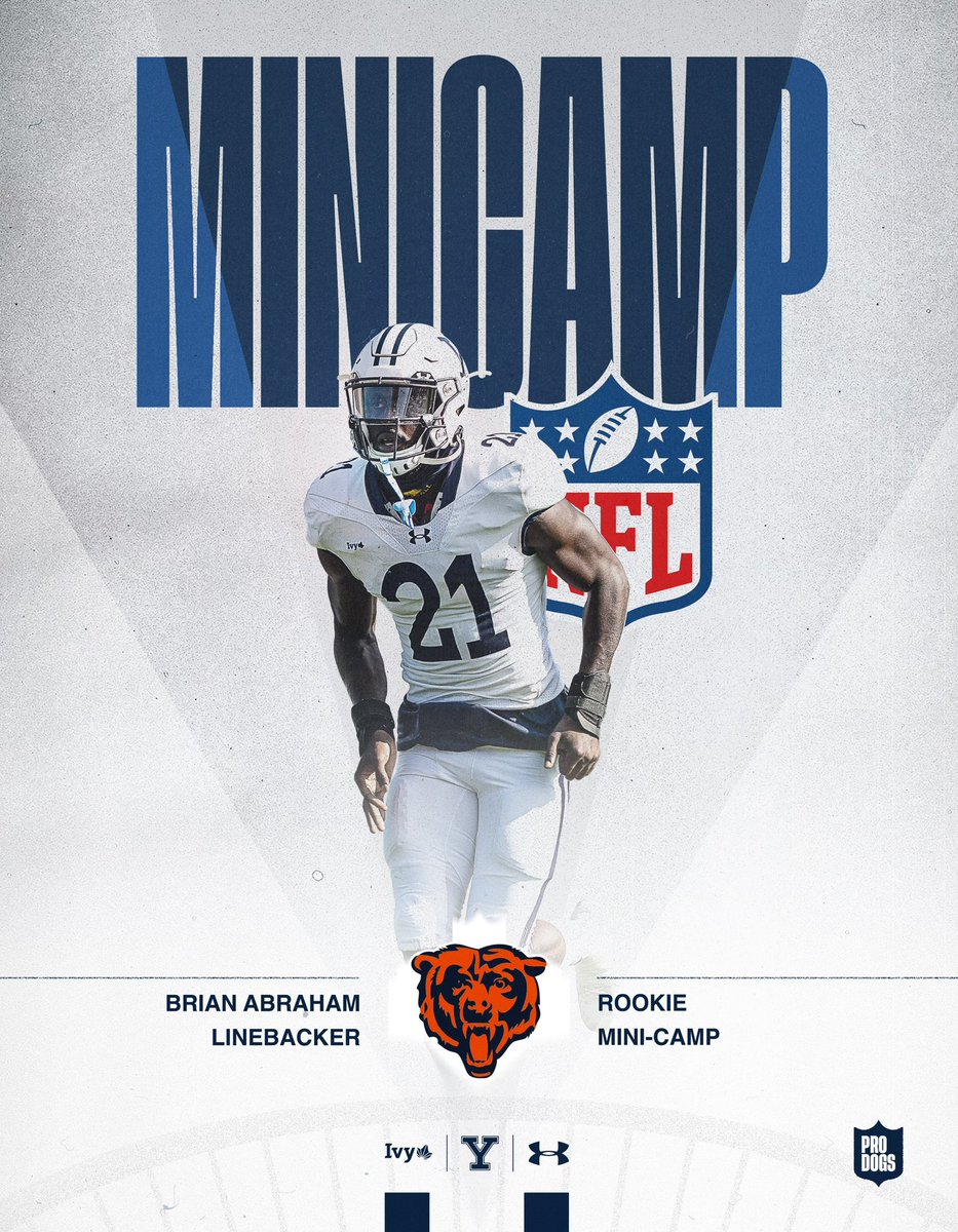 Another Bulldog headed to the Windy City! Congratulations, Brian! #ProDogs x #DaBears