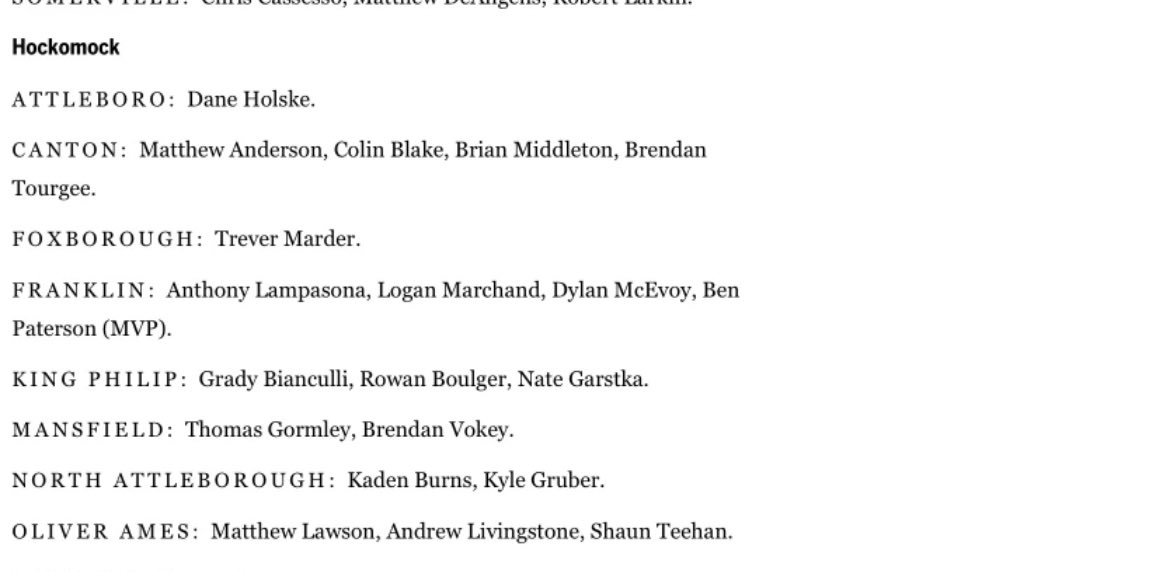 Congrats to OA Hockey’s Matthew Lawson, Andrew Livingstone and Shaun Teehan for being named to Boston Globes Scholastic All-Star team!