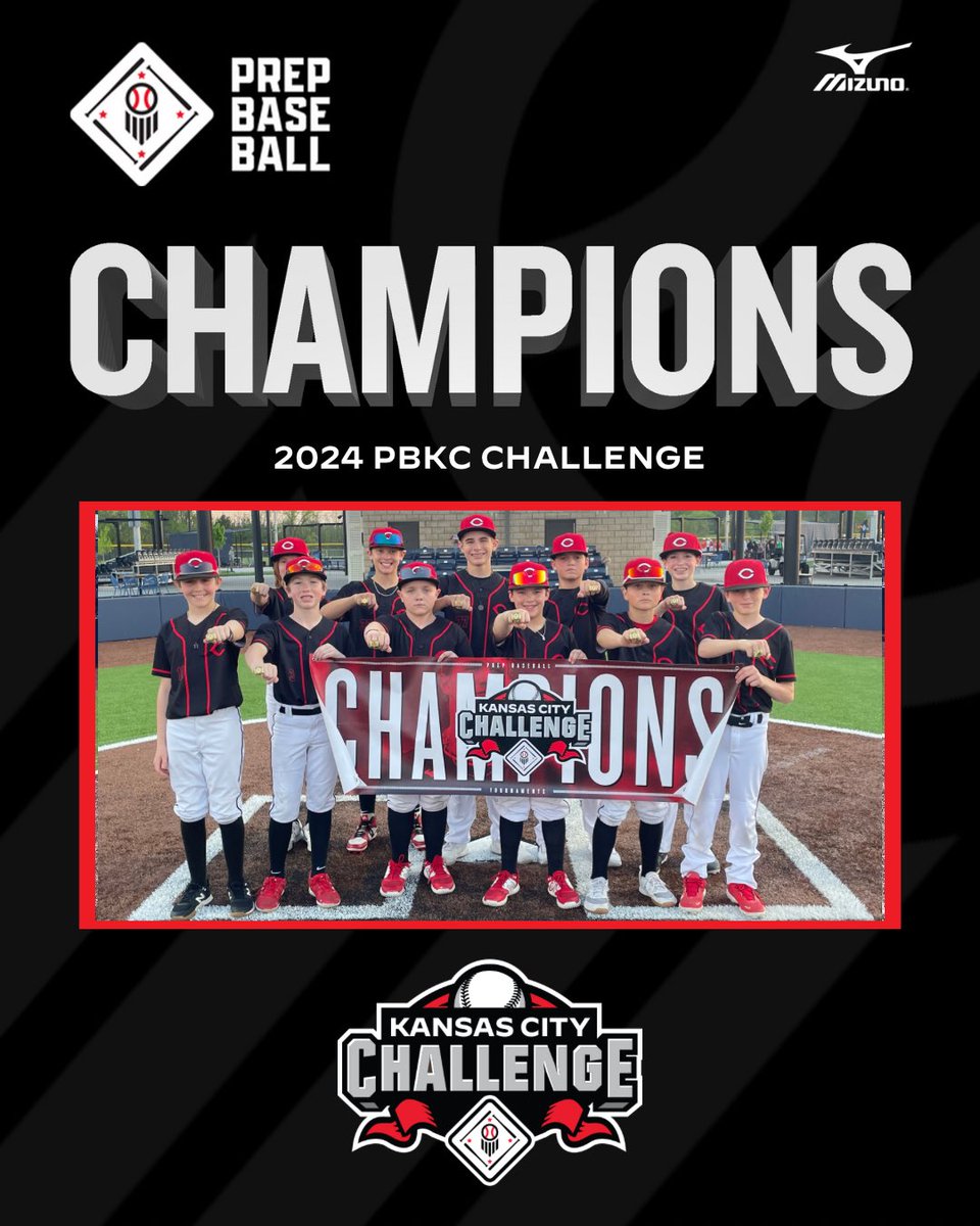 🏆CHAMPIONS🏆 Congratulations to the 2024 PBKC Challenge 12U D3 Champions, Classics!!! #PrepBaseballKC #BeSeen