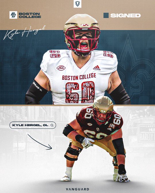 Congratulations to <a href="/kyledawg60/">Kyle Hergel</a> on signing with the <a href="/Saints/">New Orleans Saints</a> ⚜️