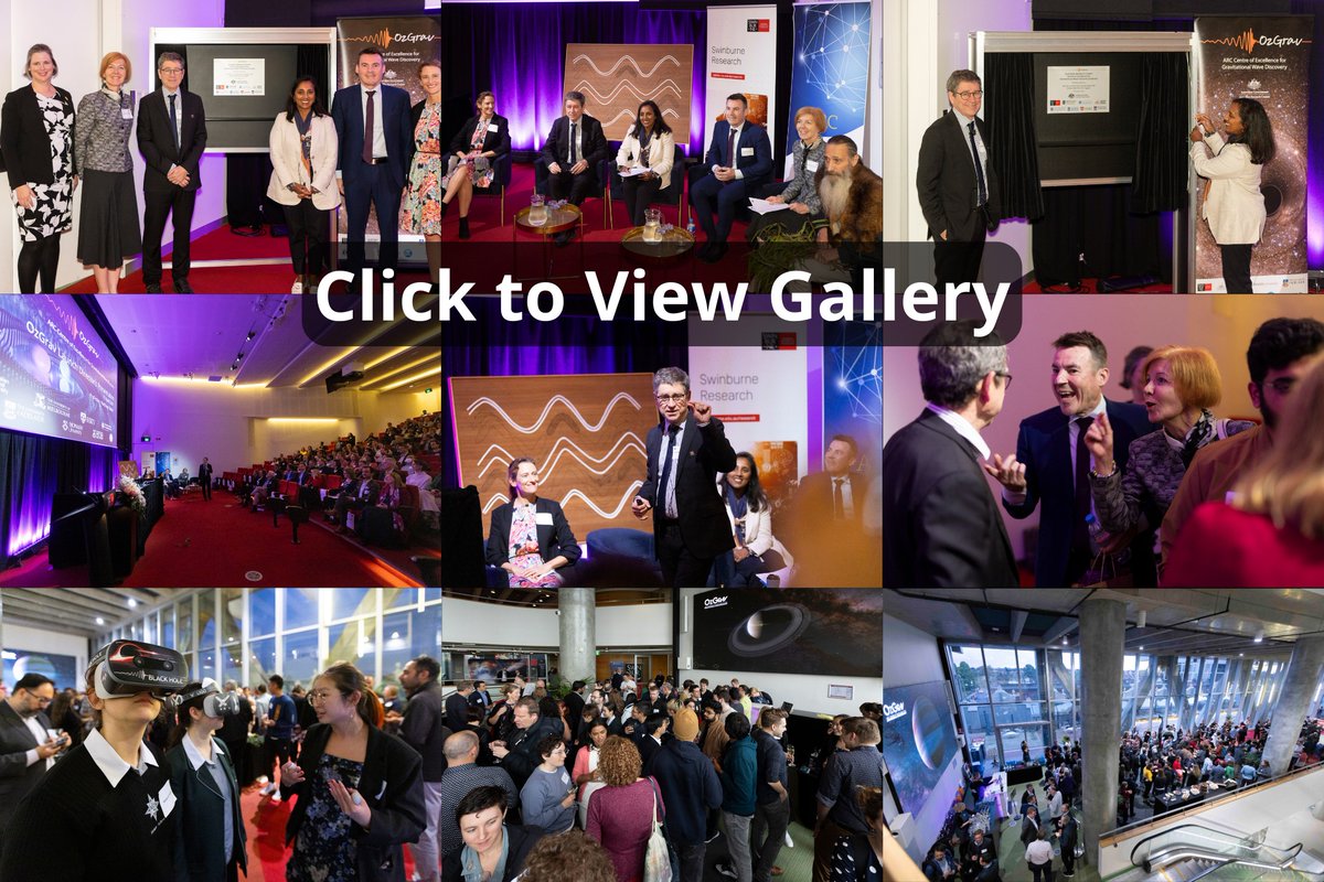 📸✨ Relive the highlights of OzGrav 2.0 Launch Event! 
Check out our photo gallery featuring memorable moments from the evening. Click on the following link to view the photos: 
commons.swinburne.edu.au/items/2b773719… #OzGrav #LaunchEvent #Memories