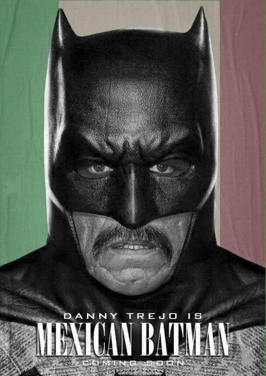 จะว่าไป Danny Trejo นี่เหมือนคุณชูวิทย์เหมือนกันนะ โดยเฉพาะช่วงปากกับตา พอแกใส่หน้ากากแบทแมนแล้ว มองแว้บแรกนึกว่าคุณชูวิทย์เลย