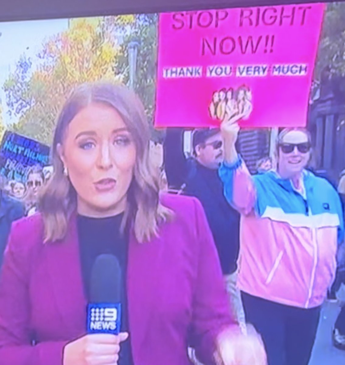 @EmmaBunton @GeriHalliwell @victoriabeckham @OfficialMelB @MelanieCmusic @spicegirls my wife’s sign she made for a violence against women rally held in Melbourne yesterday. She’s really proud of it 🙌🏻❤️