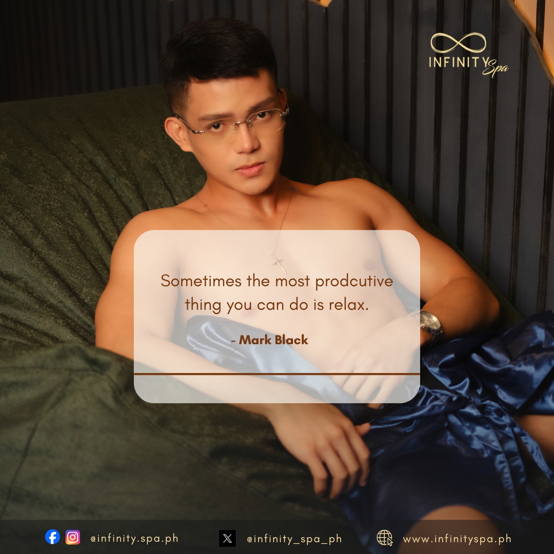 Infinity Spa: Because even the toughest guys need a pampering session once in a while 💆‍♂️👊 Visit us today! Kapitolyo - +639279138838 E. Rodriguez - +639672218188 Fairview - +639150282818 Bay Area - +639950187888 South Point - +639669686888 Cebu - +639669687888 Pampanga -…