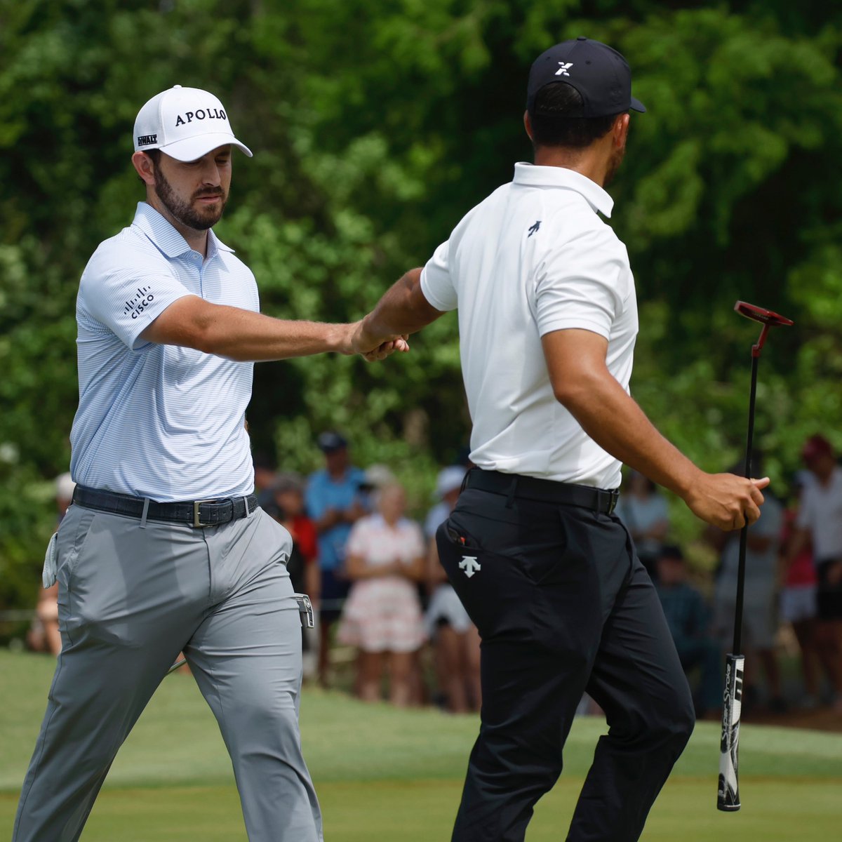 Always fun teaming up with my guy @XSchauffele . @Zurich_Classic