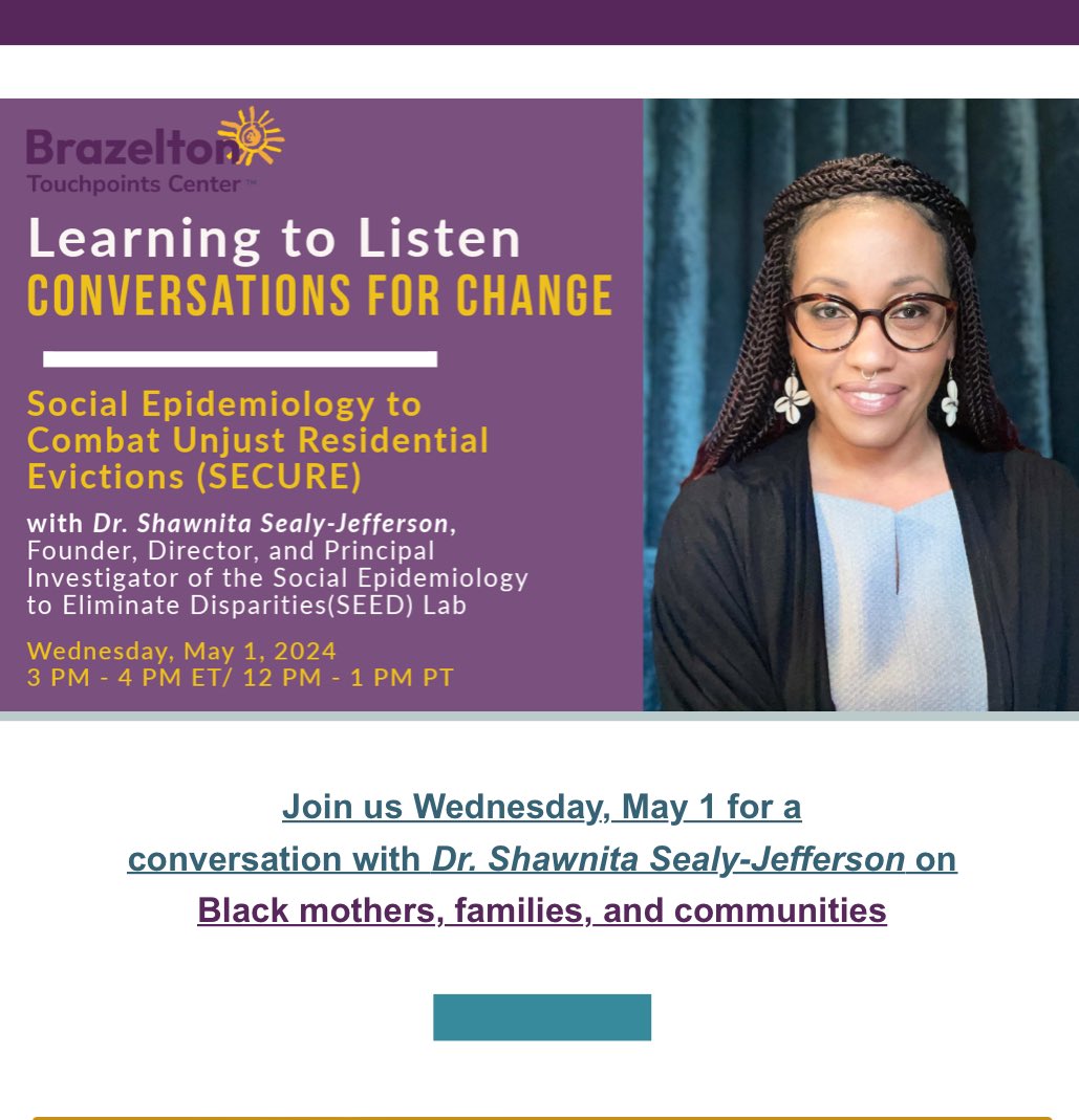 I’m a fan of conversations that move us toward our collective liberation. I’ll be sharing about our SECURE study movement activism. Our intention is to center radical truth-telling, community power, & resistance strategies. We are NOT victims. Join us.👇🏽 bostonchildrens.zoom.us/webinar/regist…