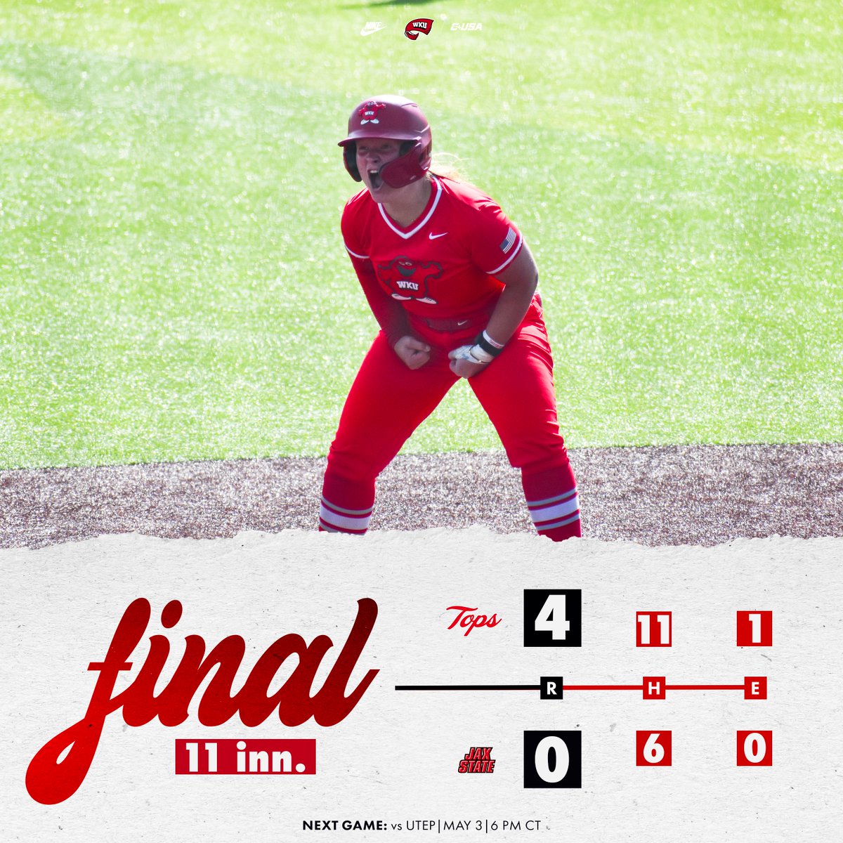 Ending the weekend with a 𝐖‼️‼️ Katie Gardner pitches an 11-inning complete game shutout🤯🤯 #GoTops | #OTM