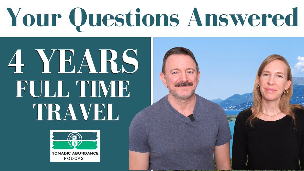 Answering your questions about full-time travel! 

➡️youtu.be/-xhqdJ7MCDs?fe…

#fulltimetravel #slowtravel #livingabroad