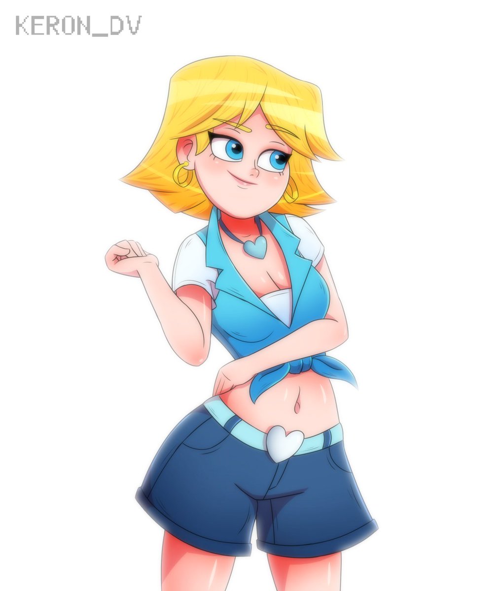A little bit of drawing for a change of scenary Here a fanart of #totallySpies Clover (Outfit random xd)