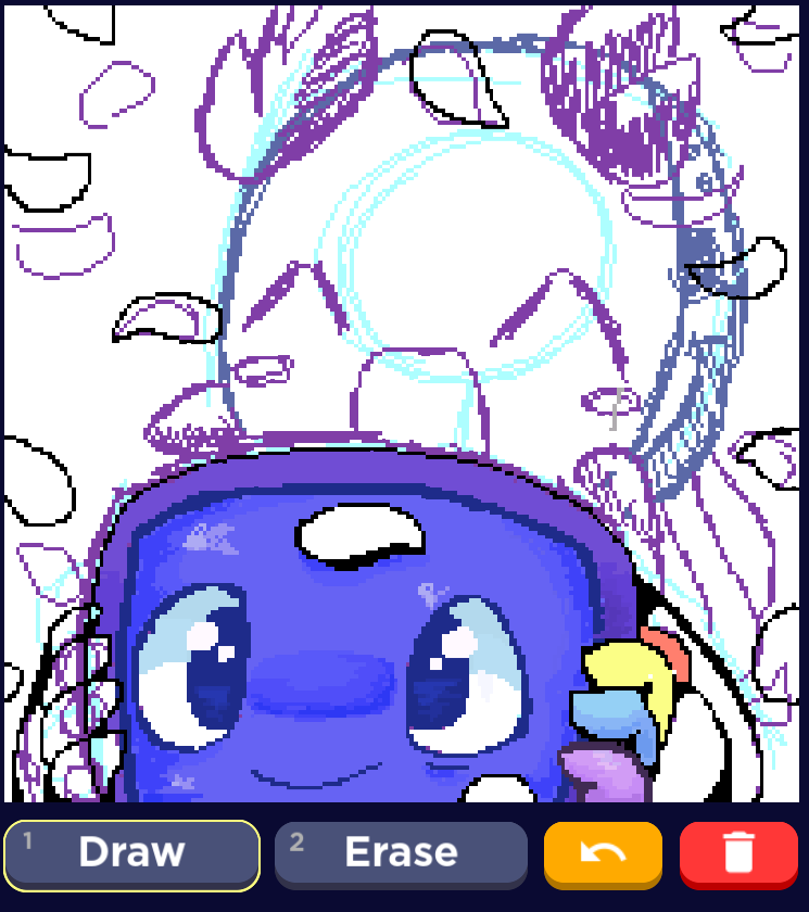 SmolSammichOwO's tweet photo. Been playing a game on roblox called "Draw &amp; Donate " that has a drawing thing similar to MS paint!
Heres some art Ive done on there so far (including a work in progress ) https://t.co/cYGm9IpvZb