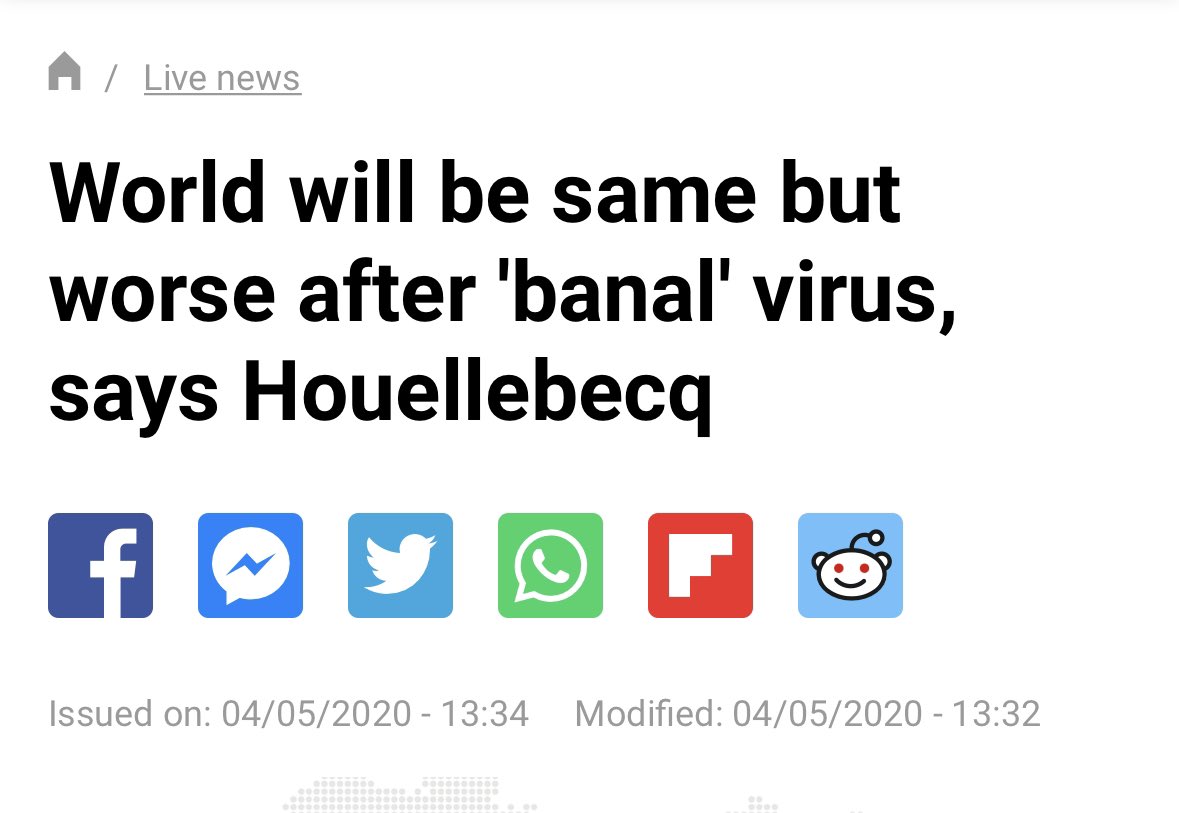 Out of the billions of words written about the virus, this remains the most vindicated take on it