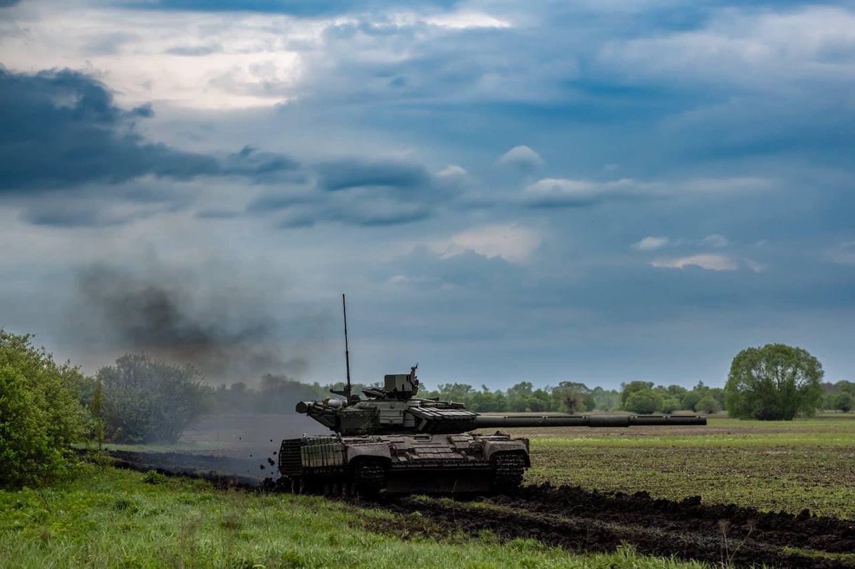 T-64s with Ukraine's 53rd Mechanized