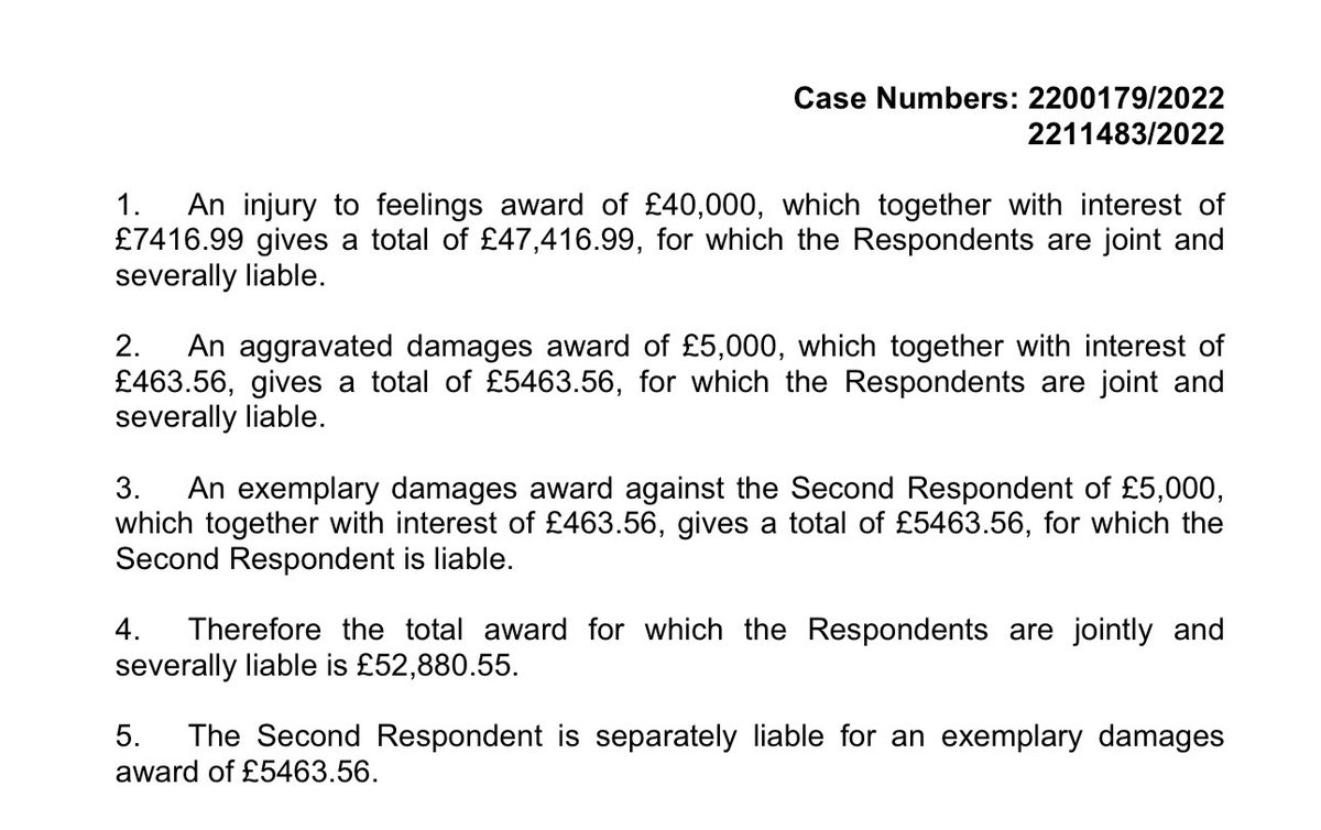 michaelpforan's tweet photo. Rachel Meade awarded extensive damages including unprecedented exemplary damages against a regulator for belief discrimination. Exemplary damages are awarded to punish conduct that is “oppressive, arbitrary or unconstitutional”. They should set an example. Let’s hope they do. https://t.co/DNGy4tMBj6