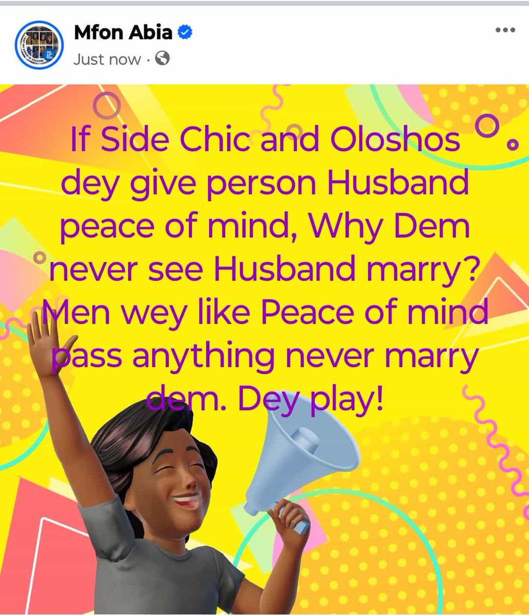 PrettyMfon's tweet photo. Peace of Mind in the mud....Dem dey give married men peace of mind but Single Men no gree marry dem. Dey Play, Just dey Play.
#olosho 
#sidechic https://t.co/C1jjekAsA2