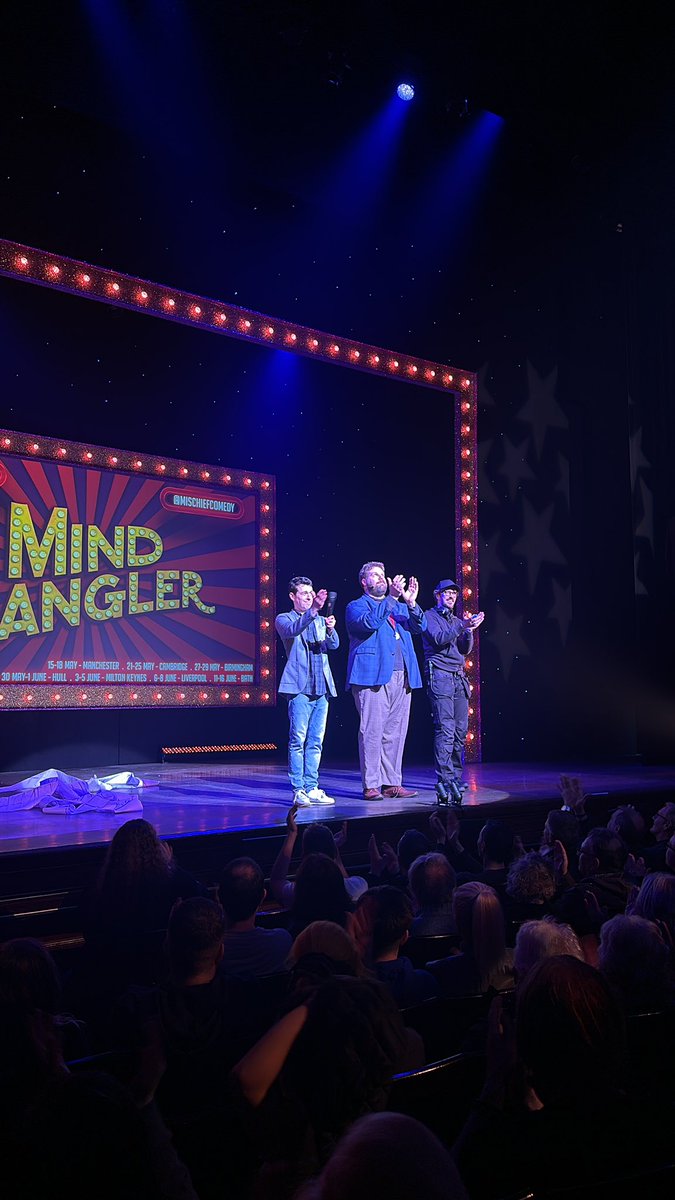 We hope you don’t mind, mind, MIND us taking a moment to say what a magical time we’ve had in the West End with you all ✨🥹 🎫 And don’t forget! You can still catch the Mind Mangler on tour in May and June: mischiefcomedy.com/whats-on/mind-…