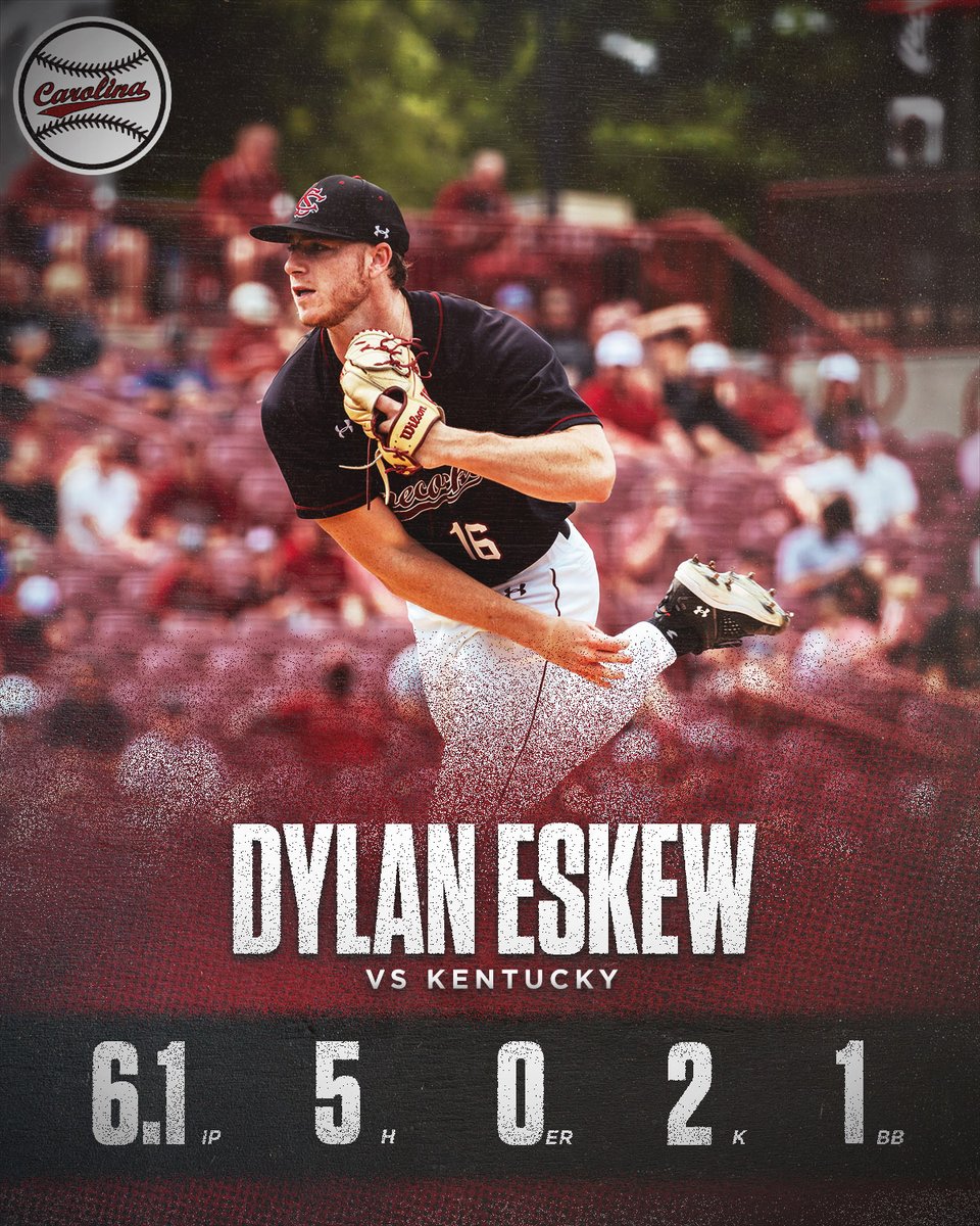 GamecockBSB's tweet photo. Great outing from @dylaneskew07!!

#Gamecocks | #ForeverToThee https://t.co/0u2RnXUe5v