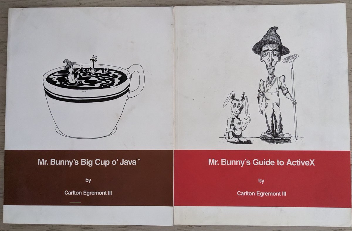 What are the weirdest technical books you own? Mine are these two gems from 'Carlton Egremont III'. Rumor was that it is a pseudonym for @donbox. Don, maybe time to finally come clean?