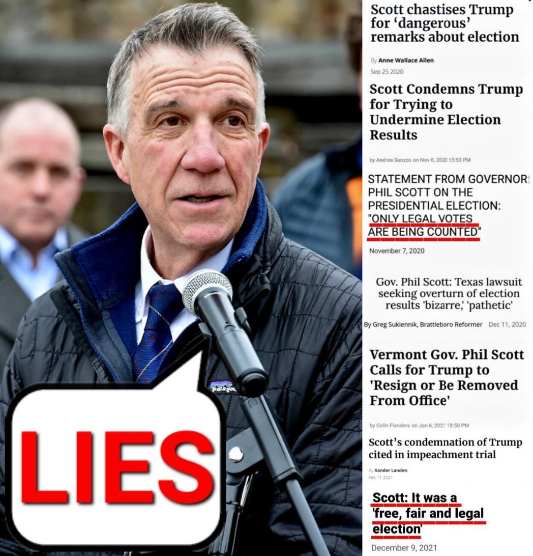 🚨Biden’s 81M Votes Mathematically Impossible

@GovPhilScott is a lying traitor.

#TrumpWon #vtpoli
@VTGOP @JaytheShepard1 @Dame4VT @BilladoDeb @RichardJLey @GeraldMalloyVT @vtyrnf @VTDC802 @TrueNorthMikeB @wcax @bfp_news @RutlandHerald @sevendaysvt @NewsTalkWVMT @BrattReformer