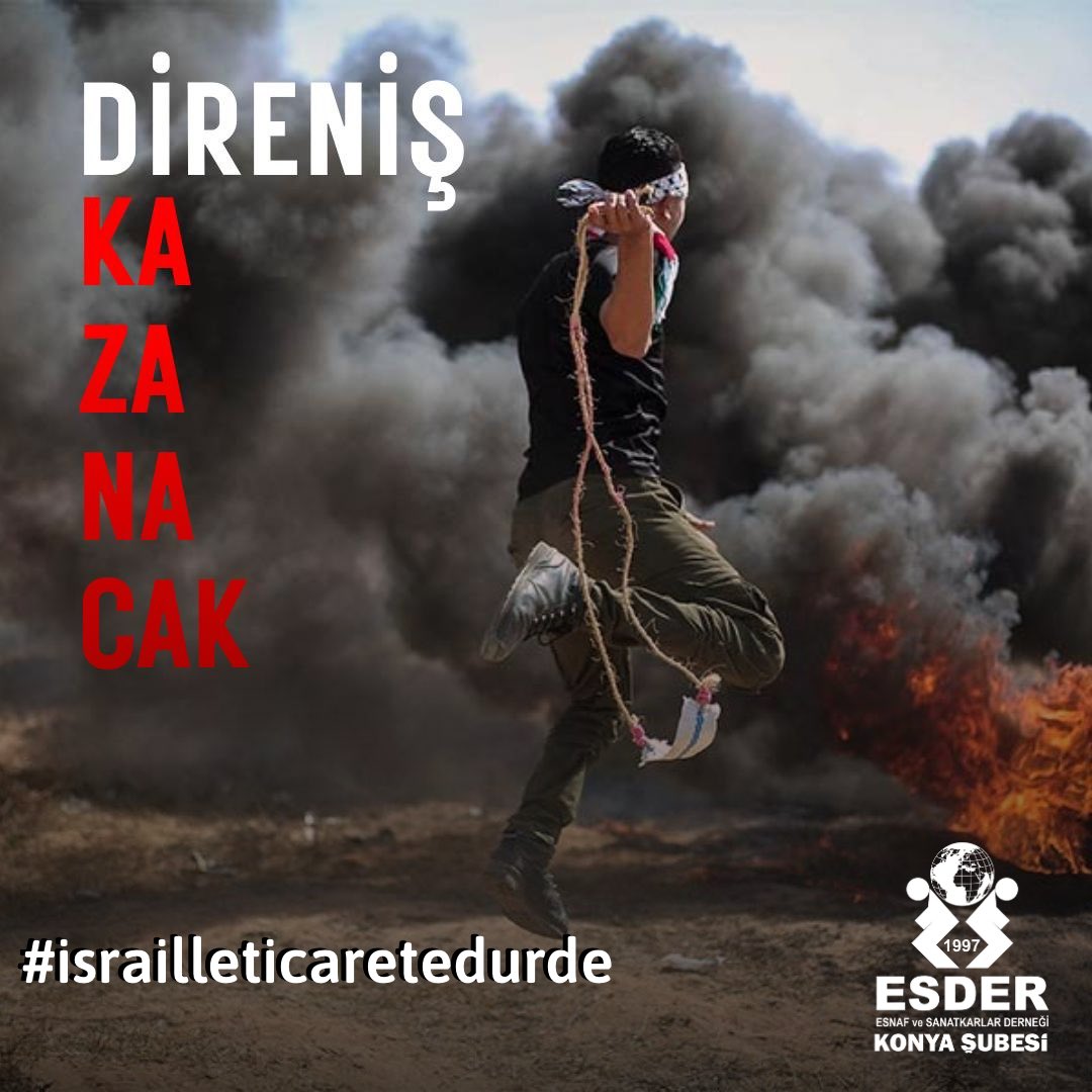 Direniş Kazanacak.
#israilleticaretedurde