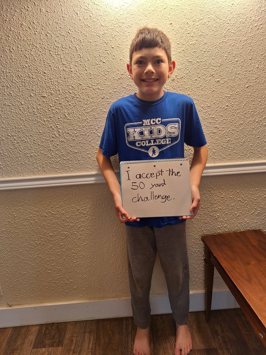 It brings me great joy to share with you the news of a new addition to our family. Please join me in welcoming Canaan of Waco,TX to our fold! Canaan has stepped up & accepted our 50 yard challenge .By embracing this challenge, he has shown us that he is committed to making a