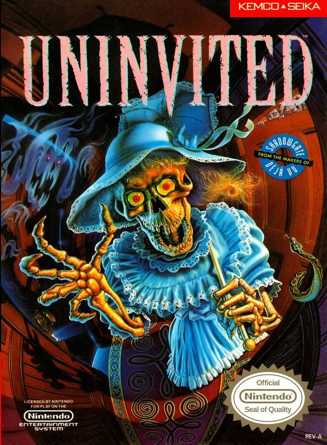 When people think Macventure style games, they think of Shadowgate. Which they should, cause it's awesome.

Yet, there was another one that was equally amazing. The horror game called 'Uninvited'