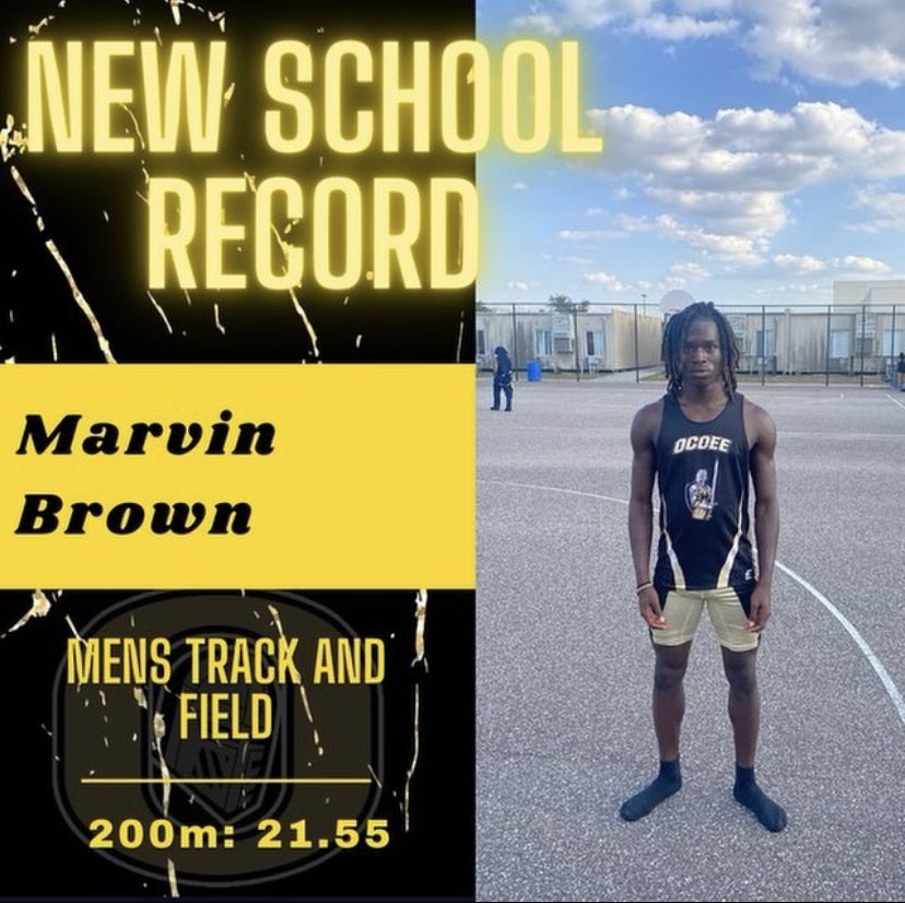 MBrown08_'s tweet image. I did it!!21.55 as a freshman. Plenty room for improvement💯