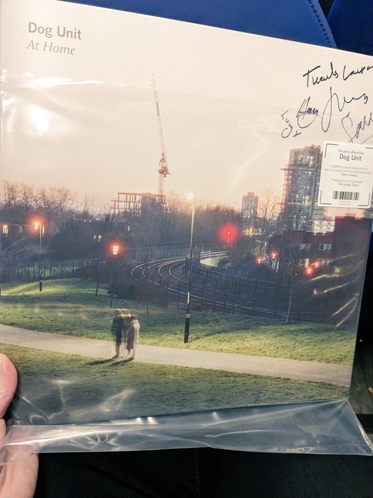 Ah, thank you <a href="/ThisIsDogUnit/">DOG UNIT</a> for signing my copy! Time for me to buy a record player. You were incredible live, and thanks <a href="/JohnKennedy/">John Kennedy</a> for putting together an awesome evening.