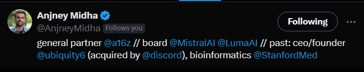 This moment when A board member of @MistralAI follows you.
Only on twitter, made my day :)