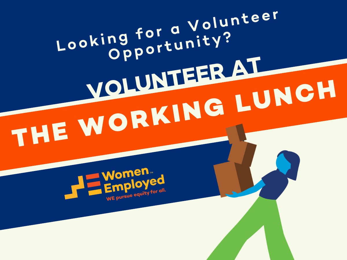 Looking for a way to donate your time & talents to advance the economic power of women? We're looking for a group of volunteers to help us at #TheWorkingLunch! It's a win-win! Be a luncheon greeter, help sell raffle tickets, set up & takedown. Sign up now: ow.ly/y9rk50RqfP2