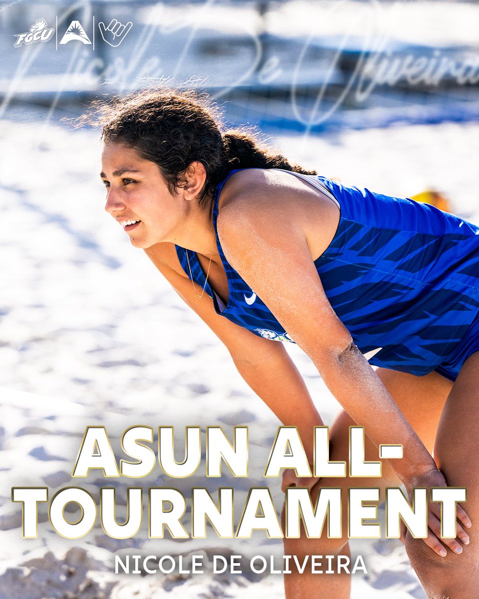 Congratulations to Kaitlyn Luebbers and Nicole De Oliveira for being named to the ASUN All-Tournament team. The pair went 5-0 during the tournament 🎉🎉🎉