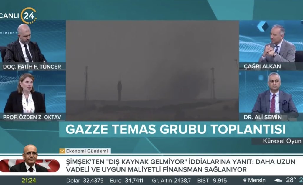 24 TV de ogrencim Doc. Dr Fatih Fuat Tuncer ve Dr. Ali Semin ile birlikte Cagri Bey’in moderatorlugunde güzel bir program oldu