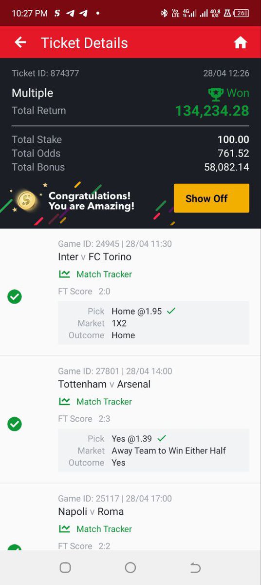 Edits and rebet won ✅✅✅ 2 cuts 😤 early kickoff CONGRATULATIONS to all winners PLEASE join telegram 👇 👇 👇 t.me/officials_dc