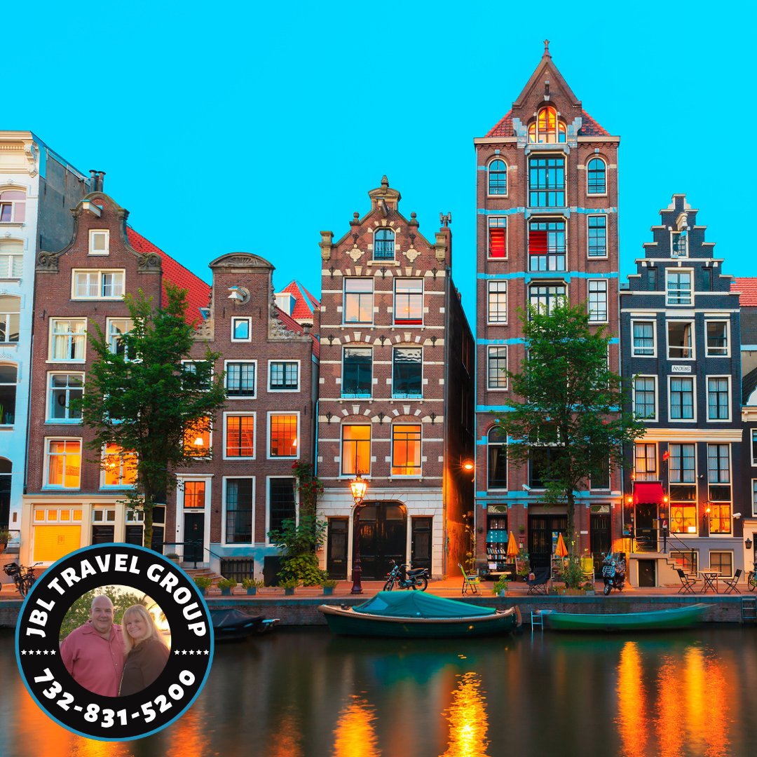 Dreaming of a #getaway to Amsterdam's charming canals? Whether you're seeking a leisurely cruise or eager to explore. I've got you covered. From cozy cafes to world-class museums, #Amsterdam has it all. Call me to start planning! #Amsterdam #TravelGoals #jbltravelgroup