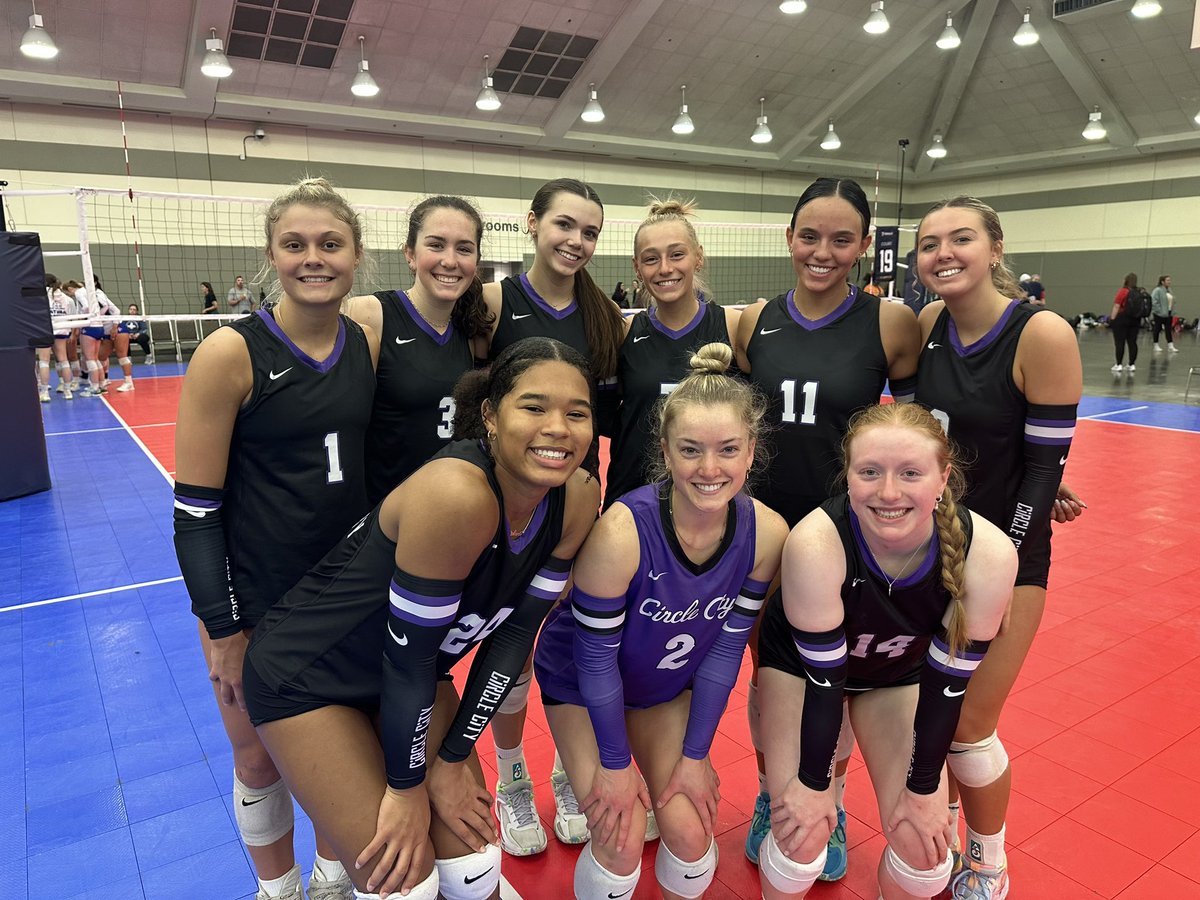 Congratulations to 18 Black on winning the Silver Division and placing 9th in the 18 National Division at USAV Girls Junior National Championships 🤩 We are so proud of you &amp; your amazing accomplishments this year, ladies 💜 Circle Family Forever🥹 #CircleCityElite