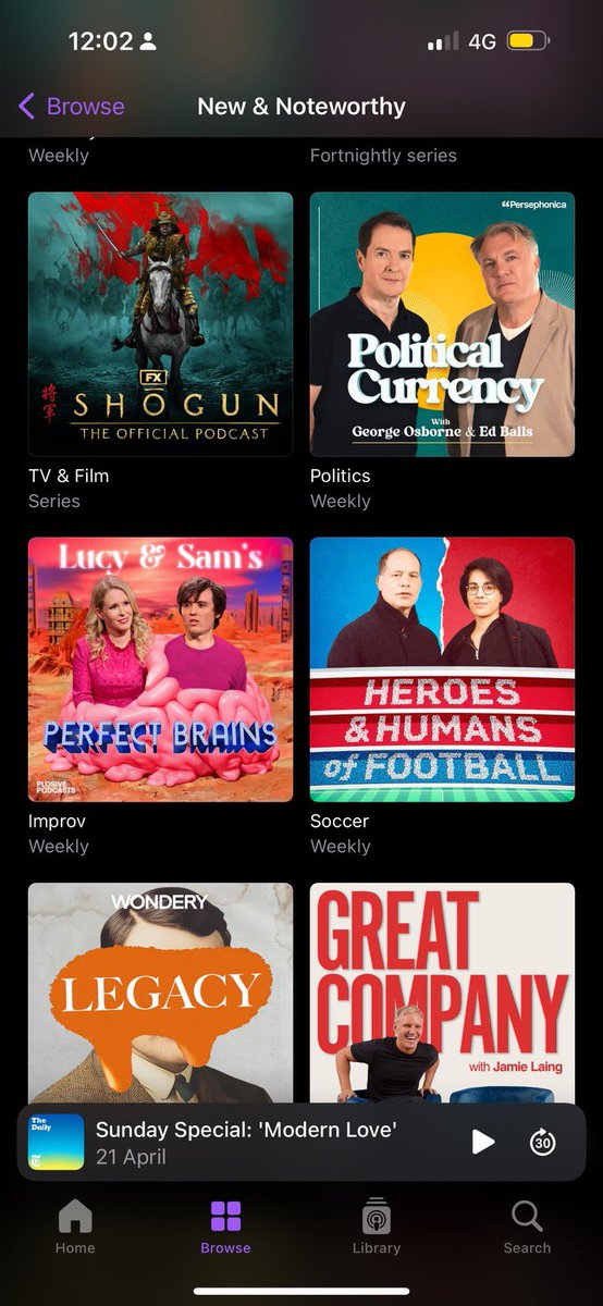 Heroes & Humans is New and Noteworthy in territories ranging from the UK and Ireland to the Netherlands and Australia. @ApplePodcasts