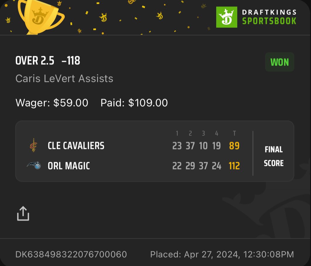 919Sharps's tweet photo. @SmoovesLocks stays locked in🔥
Last night he cashed…
Caris LeVert o2.5 assists✅💰
Kristaps Porzingis o1.5 3’s✅💰
Caldwell-Pope o1.5 3’s✅💰
Astros/Rockies HR Lay +1,612✅💰 https://t.co/puLowBbZyO