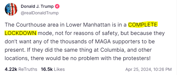 'COMPLETE LOCKDOWN' you say?🤨👇

It's said we're headed into a repeat of the 2020 playbook, so 'protests', lawlessness, masks, a scamdemic, & mail-in voting incoming?