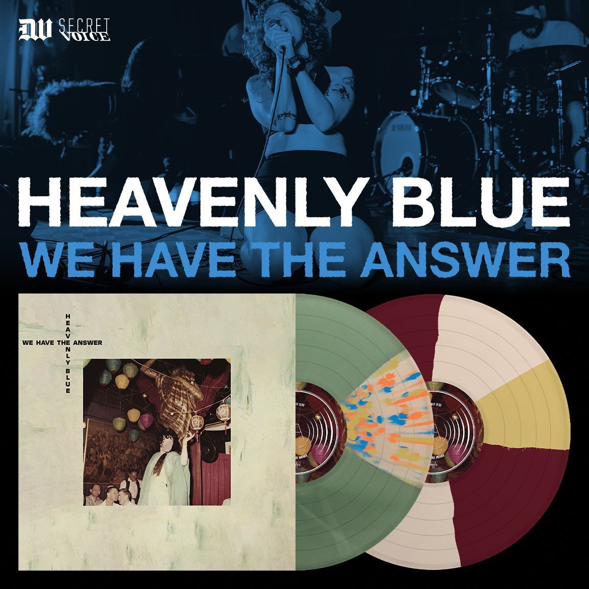 Heavenly Blue 'We Have The Answer' out now on Secret Voice Music & Merch → dthw.sh/wehavetheanswer #HeavenlyBlue #WeHaveTheAnswer #SecretVoice #DeathwishInc