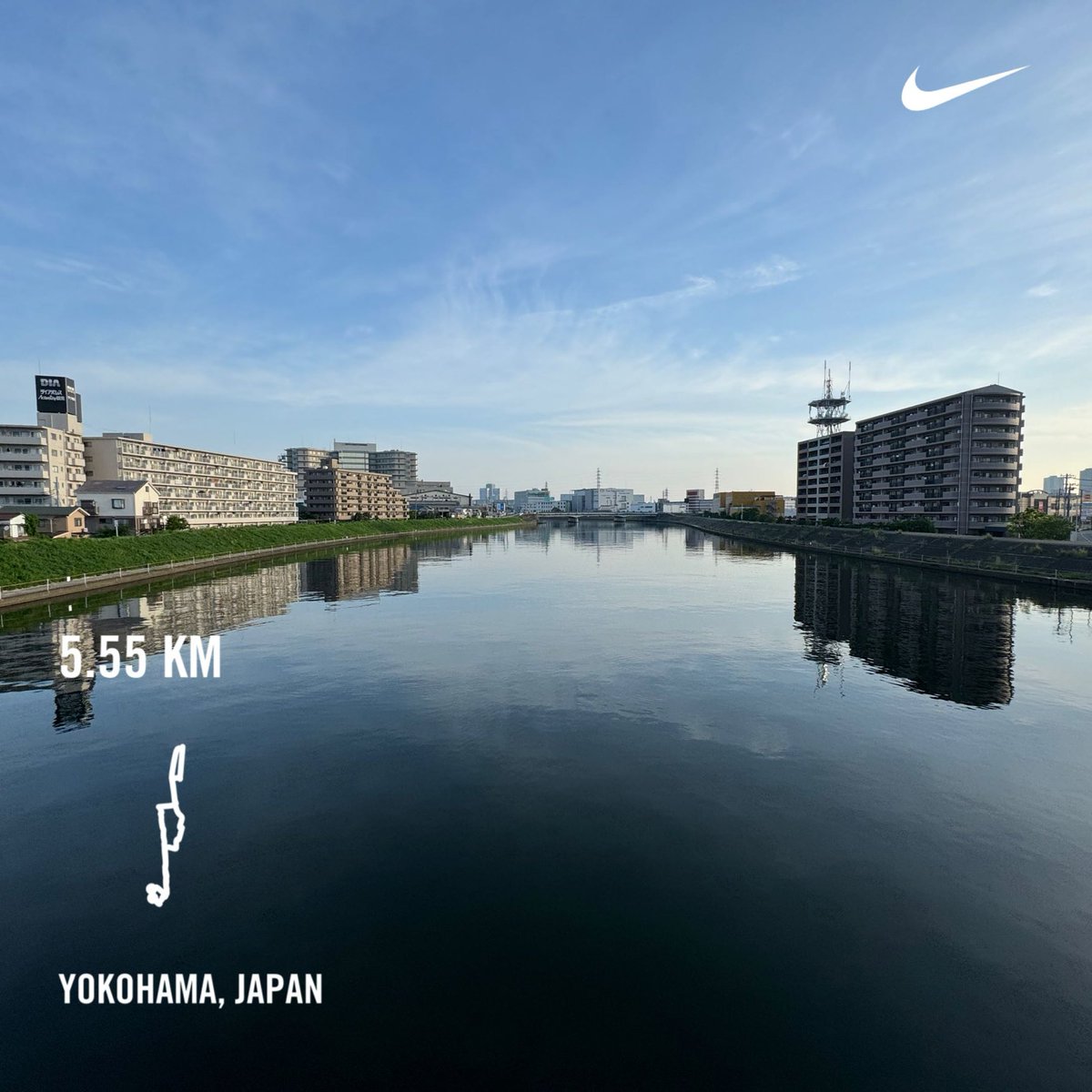 tomoyamada's tweet photo. Monday morning run
itβs gonna be okay, so relax and smile
#nikerunclub #run #running #jogging #nikeplus #tsurumi #yokohama #japan #morning #morningrun #πββοΈ #river #riverside #riversiderun #riverrun #shotoniphone https://t.co/hmWf5y6ZHs