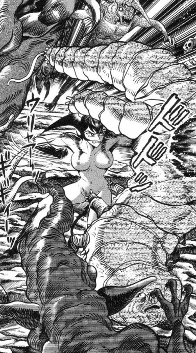 Insurmountable odds will break one's will before their body. In these moments, Jun derives her strength from the simple, primal desire to survive. Death in battle must be better than submission. That unyielding persistence may just save her.