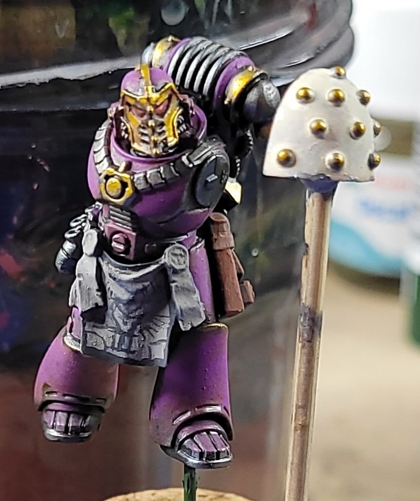 Emperors Children Veteran Brother WIP. 
#emperorschildren #horusheresy #forthewarmaster