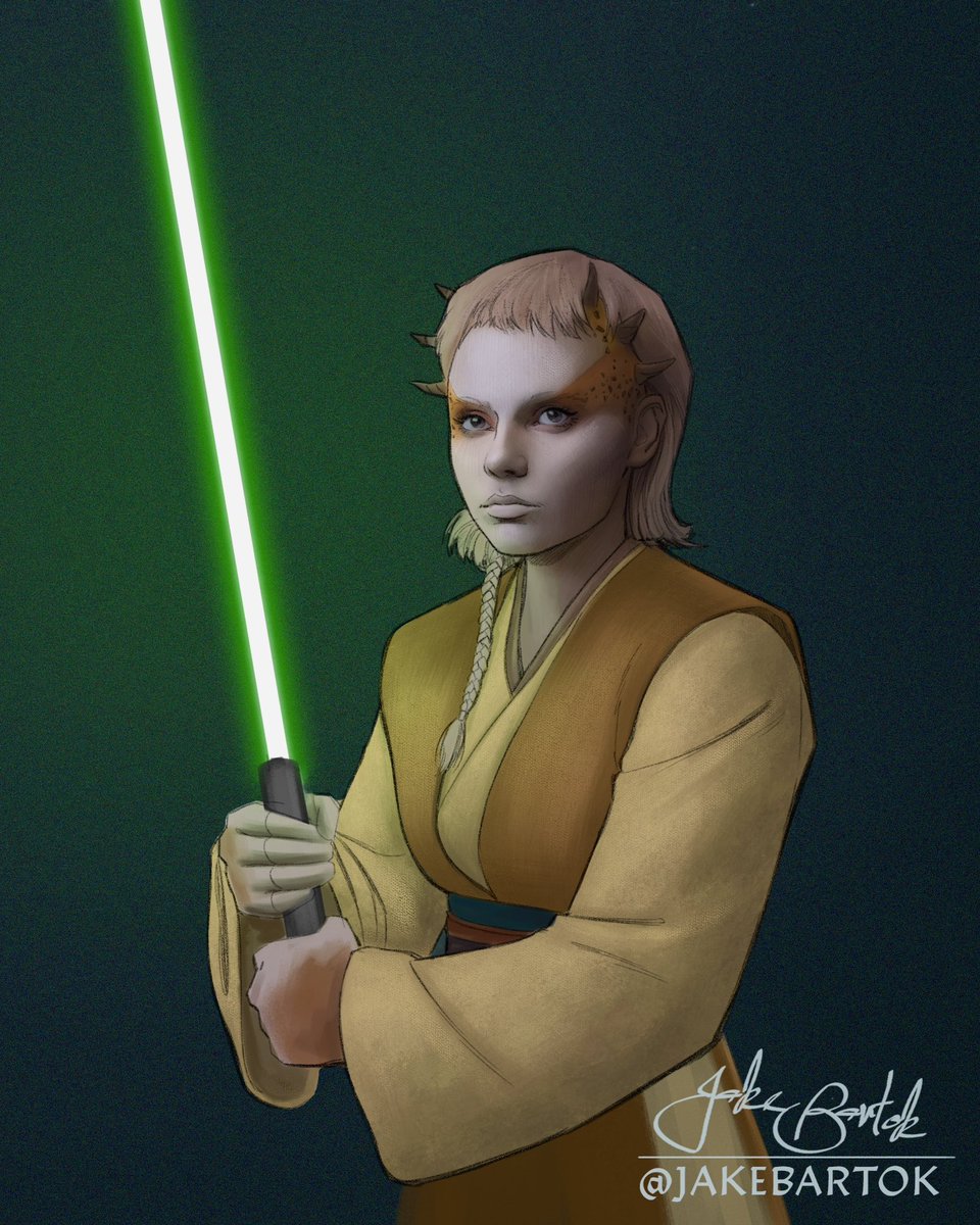 A quick Padawan Jecki piece. I’ve been working flat out the past couple of months but have really wanted to find some time for some Acolyte fan art.