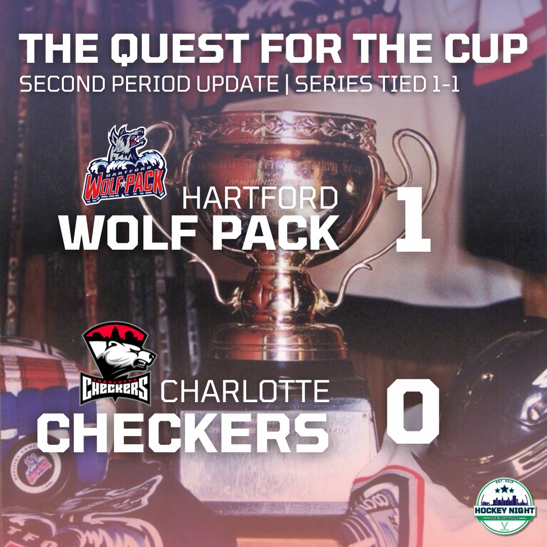 Wolf Pack hold a 1-0 lead after 2!

#BackThePack | #CalderCup