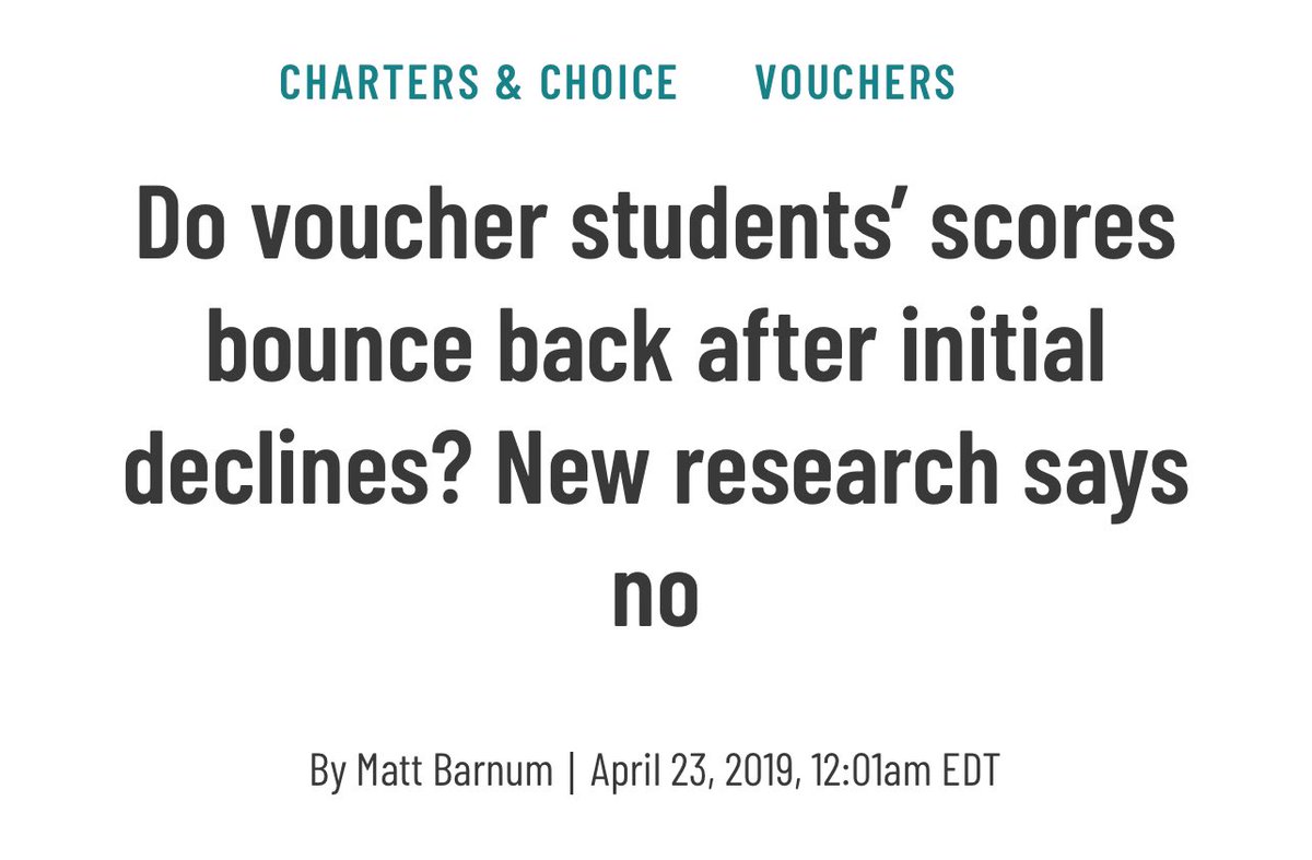 How many parents would buy a used car to drive their kiddos to school, without test-driving and checking the vehicle history first? But the voucher lobby’s view of accountability is: take the word of the sub-prime school that you’re driving to, when it claims to be good.